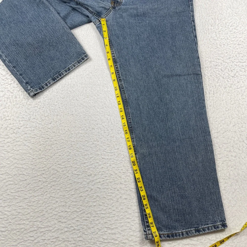 Eddie Bauer Original Fit Jeans Mens 38x30 Blue Cotton Straight Leg Denim Vintage